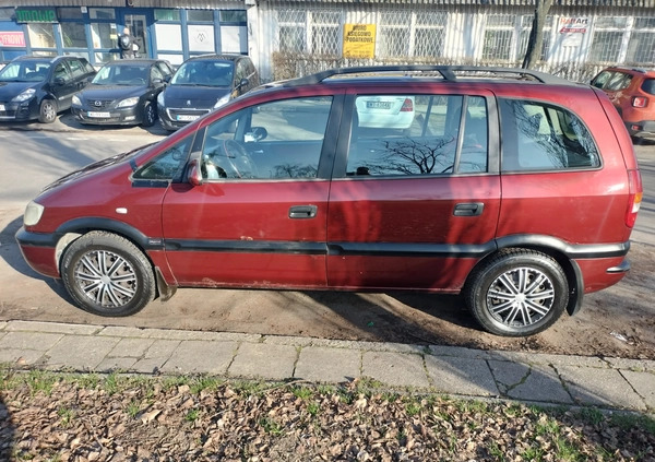 Opel Zafira cena 4200 przebieg: 517000, rok produkcji 2000 z Warszawa małe 79